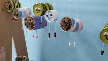 Hoteliki dla pszczółki murarki