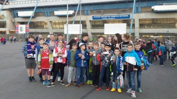 Na meczu Wisły Kraków