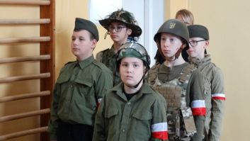 Przedstawienie "Wolność" przygotowane przez klasę 6a i 6b