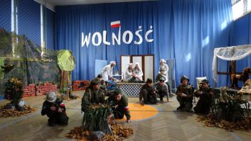 Przedstawienie "Wolność" przygotowane przez klasę 6a i 6b