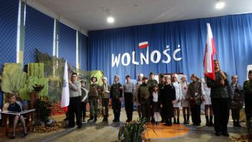 Przedstawienie "Wolność" przygotowane przez klasę 6a i 6b