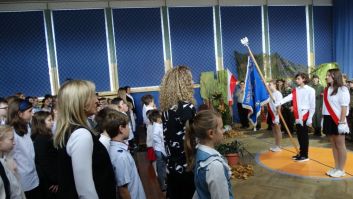 Przedstawienie "Wolność" przygotowane przez klasę 6a i 6b