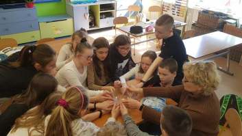 Doświadczenia z wodą - klasa 4b
