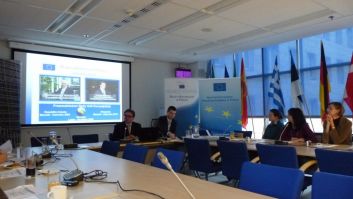 Wizyta nauczyciela w Brukseli