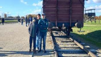 Wycieczka klas 8 do Oświęcimia i Wadowic