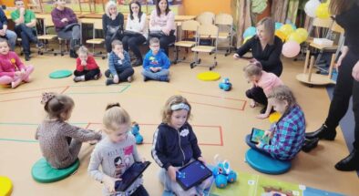 Artystycznie i robotycznie czyli przedszkolaki w naszej szkole